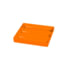 Ernst 5025 10.5 x 10.5" 3 compartment Organizer Tray - Orange