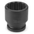 Grey Pneumatic 3142R Socket 3/4" Drive x 1-5/16" 12-Point Size, 2.2mm Length, Impact Socket, Type III Shape