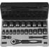 Grey Pneumatic 82016R Socket 1/2" Drive x 1/2" Size, 6-Point, Standard Length, Duo-Socket
