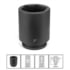Grey Pneumatic 4064D 1" Drive x 2" Deep Impact Socket