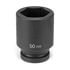 Grey Pneumatic 4046MD Socket 1" Drive x 46mm Hex Size, 92mm Deep Length, Impact Socket, Type III Shape