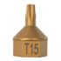 Mayhew Tools 16111 Socket Driver Bit T15 Torx Dual Drive Insert Bit with One 1/4" Square and 7/16" Hex Drive Shank