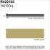 Prostripe R420105 Pinstripe 5/16" x 150' Light Gold Metallic Multistripe Tape, Vinyl, Pressure Sensitive Adhesive