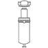 Reading Technologies (RTI) SG-651 HVAC System Sight Glass Sight Glass with Humidicator Paper, 13 mm, Use With DE401-M04