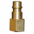 Reading Technologies (RTI) HFFP-1 Quick Disconnect Tool High Flow Quick Disconnect Plug, 1/4 in, Female, Brass