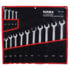Sunex Tools 9915A AN Wrench Set 14-Piece SAE Combination Wrench Set - Full Polish V-Groove Design