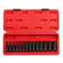 Sunex Tools 1831 Socket Set 14-Piece 1/4 in. Drive Metric Deep Magnetic Impact Socket Set in Chrome Molybdenum with Storage
