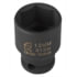 Sunex Tools 812M Socket 12 mm x 1/4" Drive 6-Point Impact Socket in Chrome Molybdenum Alloy Steel with Radius-Corner Design