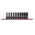 Sunex Tools 3660 Socket Wrench Set 10 Pc. 3/8" Drive Metric Universal Deep Impact Socket Set