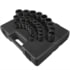 Sunex Tools 2826 Socket Set 26-PC 1/2 in. Drive 12-Point Metric Impact Socket Set in Chrome Molybdenum with Less Fastener