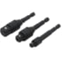 Titan 15210 Socket Adapter 3 In. Locking Socket Adapter Set with Includes 1/4 In. 3/8 In. and 1/2 In. Drive Sizes Impact