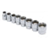 Titan 15203 Socket Drive Extension 8 Pc., 3/8 Ft. Drive SAE Spline Socket Set Extension Ideal for Professional Hand Tools Use