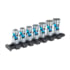 Titan 66840 Universal Joint Socket 7 Pc., 1/4 In. Drive mm Auto-flex Universal Socket Set Ideal for Professional Hand Tools