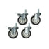 Titan 21005 Swivel Caster 4 In. Heavy Duty Swivel Casters Caster with Load Capacity, 1200 Lb. (300 Each) Wheel Diameter, 4