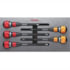 Vessel Tools 22005EVA Vessel Tools 5-Piece 2200 Ball Ratchet Screwdriver Set in EVA FOAM