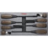 Vessel Tools 3308EVA 8 Pc WOOD-COMPO Non-Slip Tang-Thru Screwdriver Set