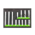 Vim Tools MSPM100 Spark Plug Socket Set 12-Piece Magnetic Master Spark Plug Driver Socket Set Metric and SAE with EVA Foam