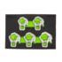 Vim Tools RFW150 Wrench 5-Piece Metric Ratcheting Flare Nut Crowfoot Line Wrench Set 3/8 In. Square Drive