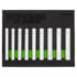 Vim Tools EDM400A Socket Set 9-Piece Metric Extra Deep 6-Point Bumper Socket Set 1/4 In. Square Drive Rail