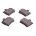 087-1598 by BECK ARNLEY - SEMI-MET BRAKE PADS