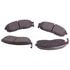 087-1640 by BECK ARNLEY - SEMI-MET BRAKE PADS