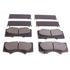 087-1678 by BECK ARNLEY - SEMI-MET BRAKE PADS