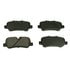 087-1892 by BECK ARNLEY - SEMI-MET BRAKE PADS