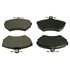 089-1536 by BECK ARNLEY - PREMIUM BRAND BRAKE PADS