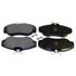 089-1587 by BECK ARNLEY - PREMIUM BRAND BRAKE PADS