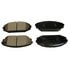 Beck Arnley 089-1605 Disc Brake Pad Set PREMIUM BRAND BRAKE PADS