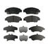089-1828 by BECK ARNLEY - PREMIUM BRAND BRAKE PADS