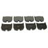 089-1851 by BECK ARNLEY - OE BRAKE PADS