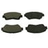 Beck Arnley 086-1379C Disc Brake Pad Set CERAMIC BRAKE PADS