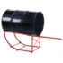 American Forge & Foundry 8656 Storage Drum Dolly 660 LB Capacity 55 Gallon Drum Cradle with Four Wheels for Tipping and