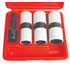 Astro Pneumatic 78803 Socket Set 4-Piece 1/2" Drive Thin Wall Flip Impact Socket Set with Protective Sleeves & 3" Extension