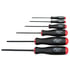 Bondhus Corp. 10686 Screwdriver 6-Piece Metric Ball End Hex Screwdriver Tool Set with Soft Cushioned Comfort Grip Handles