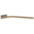 Brush Research 93AW Wire Brush Toothbrush-Style Scratch Brush, Stainless Steel Bristles, Wooden Handle, 7.25-Inch