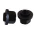 Esco 40125 Wheel Lug Nut Self-Centering Hub-Piloted Wheel M22 Skirt Nut, Graphite-Coated, 33mm Hex