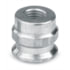 FJC, Inc. 2603 A/C Refrigerant Adapter A/C High Side Service Port Retrofit Adapter, Straight, 3/16 Flare to R-134a Conversion
