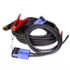 Goodall 12-375 Battery Jumper Cable Start-All Plug-To-Plug Kit for Light-Duty, 4 Gauge, 20-ft Cable