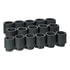 Grey Pneumatic 9016D Socket Set 16 Pc. 1" Drive Deep Fractional Set