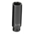 Grey Pneumatic 914DS Socket 1/4" Drive x 7/16" Hex Size, 1.97" Deep Length, Impact Socket, Type II Shape
