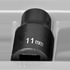 Grey Pneumatic 2111M Socket 1/2" Drive x 11mm 12-Point Size, 38mm Length, Impact Socket, Type I Shape
