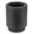 Grey Pneumatic 4072D Socket 1" Drive x 2-1/4" Hex Size, 3.94mm Deep Length, Impact Socket, Type III Shape