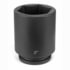 Grey Pneumatic 4024D Socket 1" Drive x 3/4" Hex Size, 3.54mm Deep Length, Impact Socket, Type I Shape