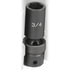 Grey Pneumatic 2024UD Socket 1/2" Drive x 3/4" Hex Size, 3.54" Deep Length, Universal Impact Socket