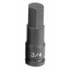 Grey Pneumatic 2924F Socket Driver Bit 1/2" Drive x 3/4" Hex Size, 2.95mm Length, Impact Socket Driver Bit