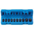 Grey Pneumatic 9710 Socket Set 10-Piece, 1/4" Drive Standard Length, 3/16" to 9/16" SAE Impact Socket Set