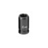 Grey Pneumatic 908MS Socket 1/4" Drive x 8mm Hex Size, 23mm Length, Impact Socket, Type I Shape