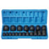Grey Pneumatic 1719 Socket Set 19 Pc. 1/2" Drive 12 Point Fractional Impact Socket Set